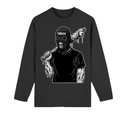 Crew Neck Drop Shoulder Long Sleeve Shirt