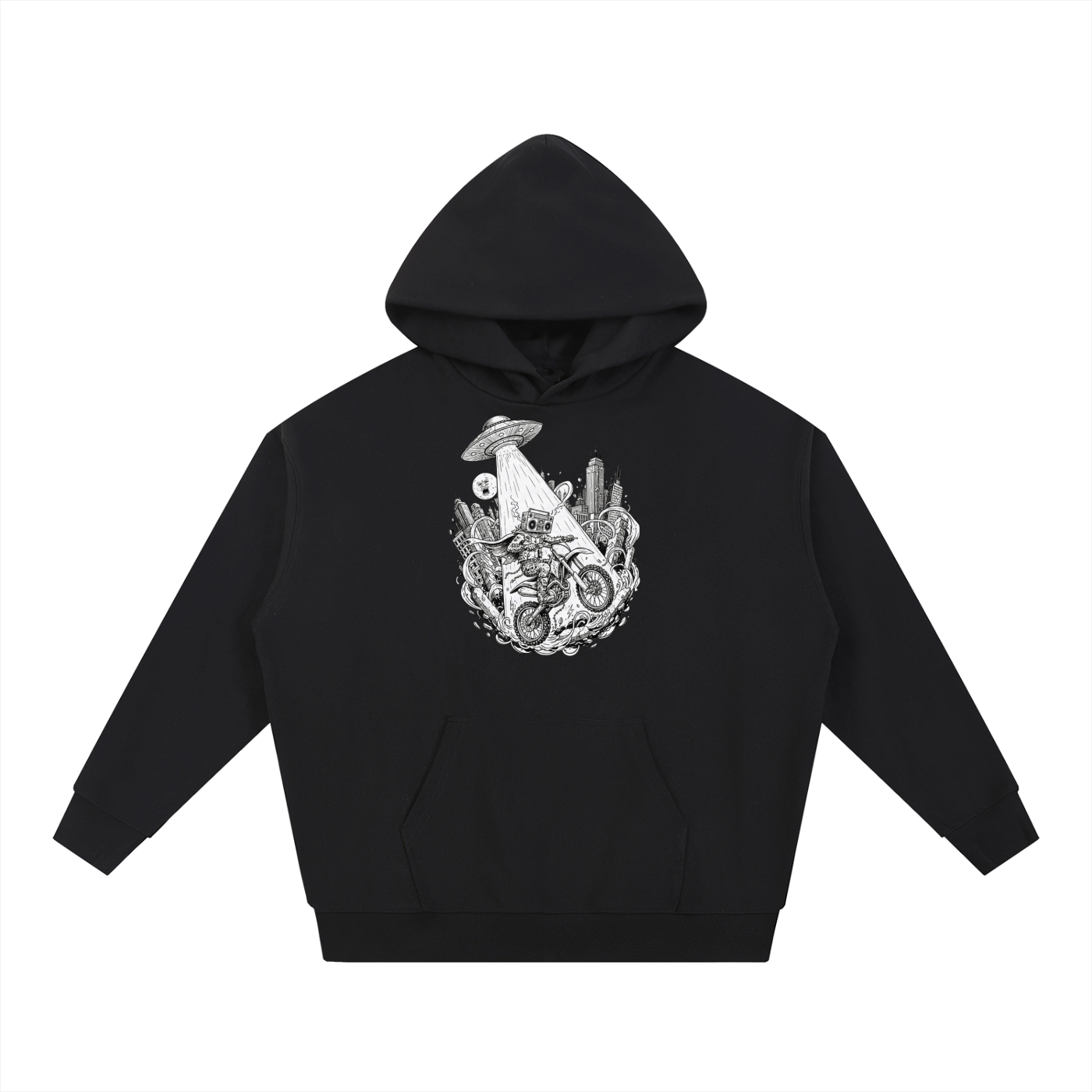 Young Ayo’s Abduction Run Essential Heavyweight Hoodie