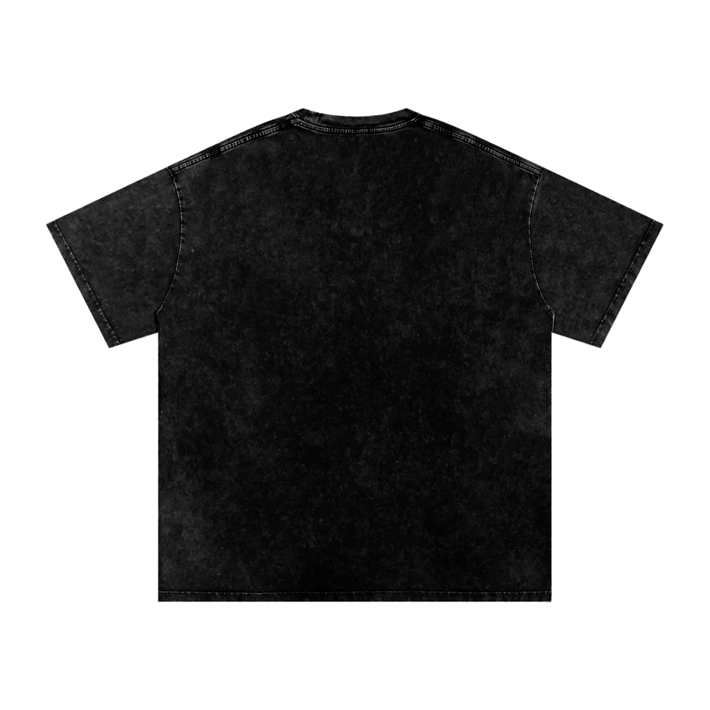 Stick To Your Guns Snow Washed Oversized Cotton T-Shirt